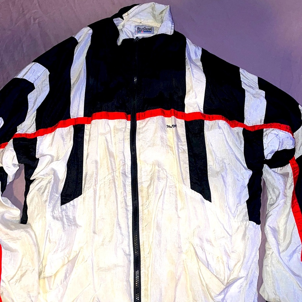 Vintage Windbreaker zip up sweater